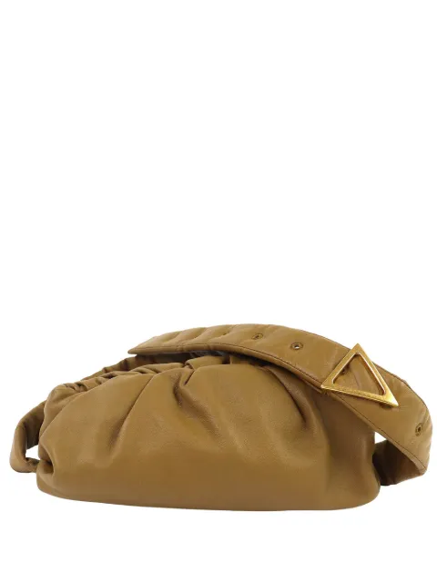 Bottega Veneta Pre-Owned 2012-2026 Lambskin The Body Pouch crossbody bag Brown JW66RPNKYQYNH03K