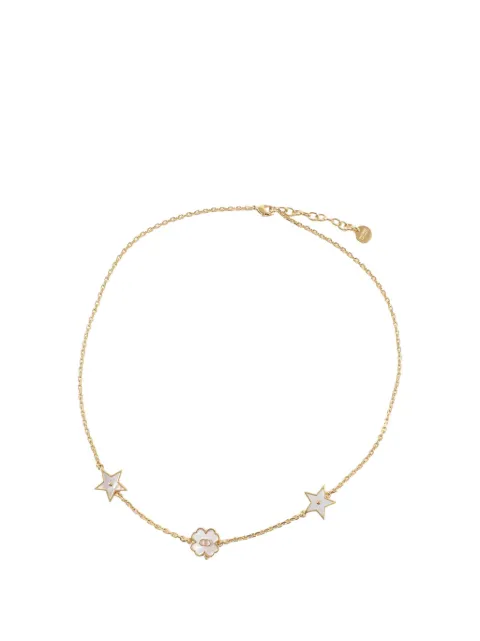 Christian Dior Pre-Owned 2021-2026 Gold Plated CD Mother of Pearl Destiny Necklace costume necklace Gold ZYIPE8EEX9O41QGY
