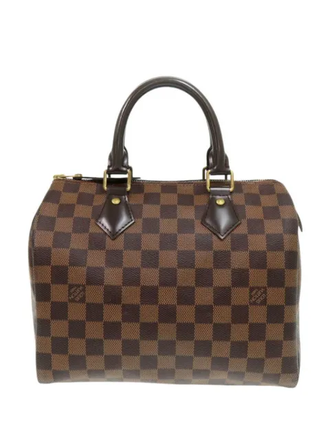 Louis Vuitton Pre-Owned 2017 Damier Ebene Speedy 25 boston bag Brown GUVCQZU7V4GBEL85