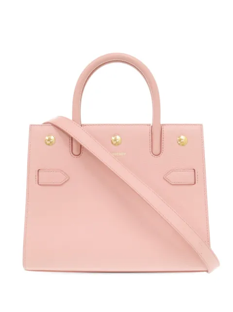 Burberry Pre-Owned 2015-2026 Grained Leather satchel Pink X22WUU9VCXF4B0QG