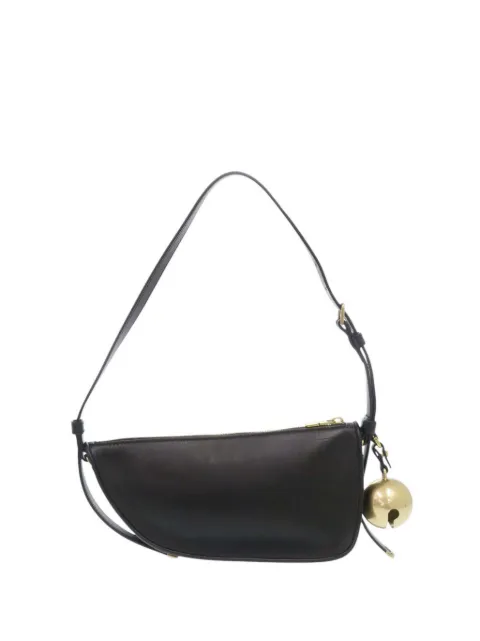 Burberry Pre-Owned 2023-2026 Mini Lambskin Shield shoulder bag Black WNBM21ZFBAHJ3MRN