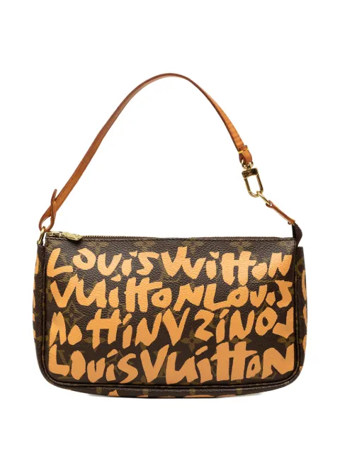 Louis Vuitton Pre-Owned 2001 Stephen Sprouse Monogram Graffiti Pochette Accessoires shoulder bag Brown OLJVT66OR5UE8FAY