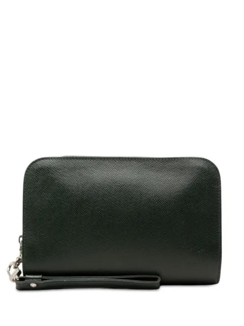 Louis Vuitton Pre-Owned 2005 Taiga Pochette Baikal clutch bag Green 6PI6MUDC087XZ4FV
