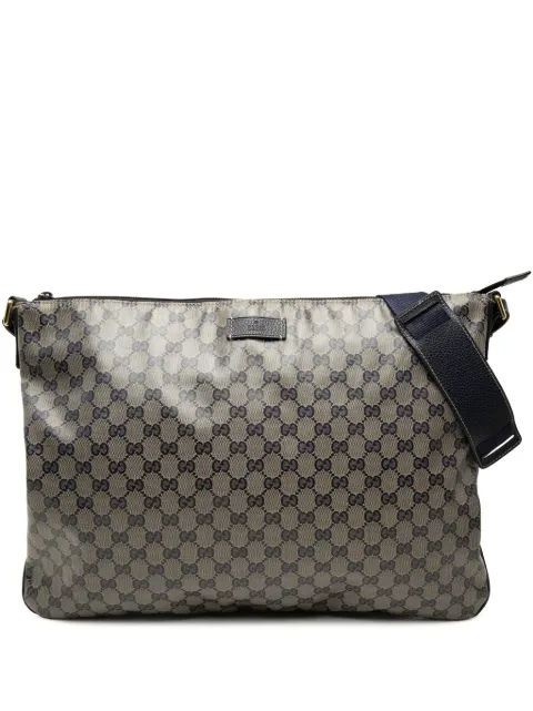 Gucci Pre-Owned 2000-2015 GG Crystal crossbody bag Neutrals S5HHOVBX22R666KQ