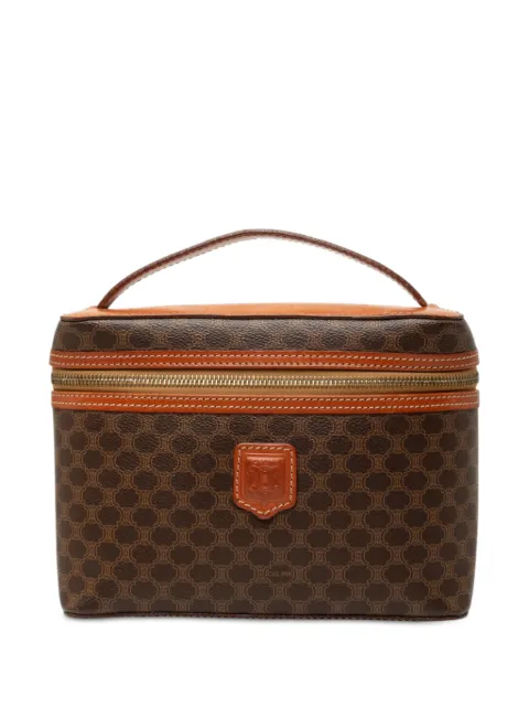 Celine Pre-Owned 1996 Macadam Coated Canvas vanity bag Brown V53UXE2RWN7Y34WG