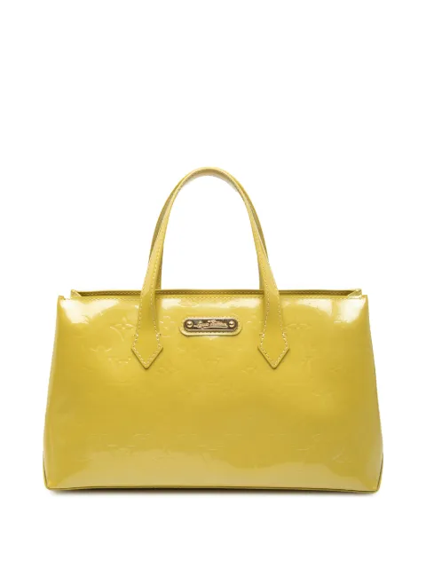 Louis Vuitton Pre-Owned 2009 Monogram Vernis Wilshire PM handbag Yellow GUQABZ2W1M6K9M8T