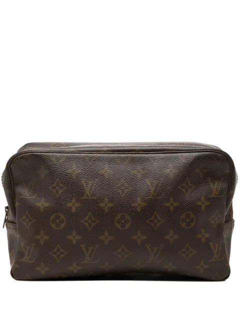 Louis Vuitton Pre-Owned 1982 Monogram Trousse Toilette 28 clutch bag Brown IH7YQO77N7W7CH67