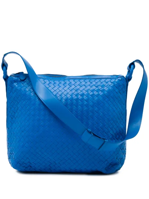 Bottega Veneta Pre-Owned 2012-2026 Nappa Intrecciato shoulder bag Blue KNT4CIQ8J60QBHZ4