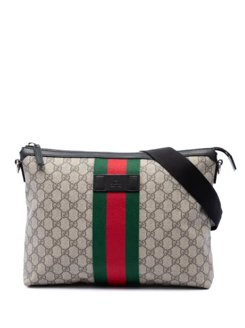 Gucci Pre-Owned 2016-2026 GG Supreme Web crossbody bag Neutrals YJJS3U5LM85OIO94