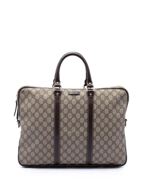 Gucci Pre-Owned 2016-2026 GG Supreme business bag Neutrals ZBRVQGO60BE3ZB6O