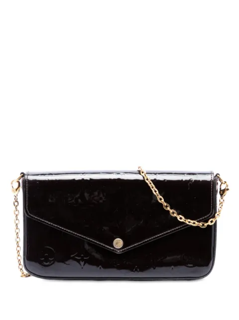Louis Vuitton Pre-Owned 2017 Monogram Vernis Pochette Felicie crossbody bag Purple L9YZY64QLJFQ8Q3U