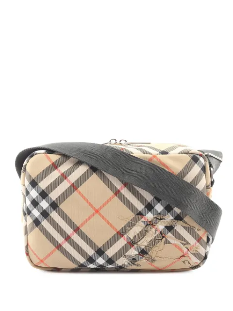 Burberry Pre-Owned 2023-2026 Supernova Check Canvas crossbody bag Neutrals XFKTGMEHR9L2FQTI