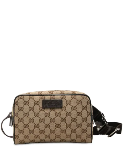 Gucci Pre-Owned 2000-2015 GG Canvas belt bag Neutrals RWKZQG43HUAJI0Z3