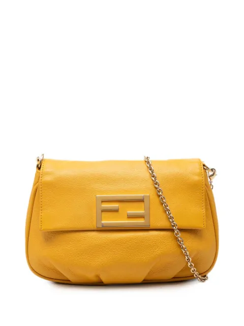 Fendi Pre-Owned 2010-2026 Leather Fendista Pochette crossbody bag Yellow 1OKUVPID1RFUVTLQ
