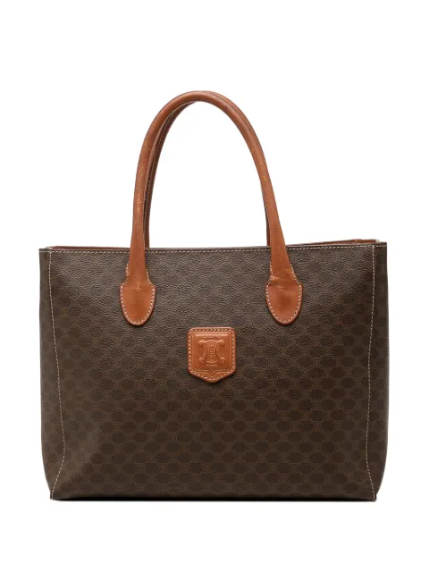 Celine Pre-Owned 1996 Macadam Coated Canvas tote bag Brown D1VEIHIFUR5HJUIV