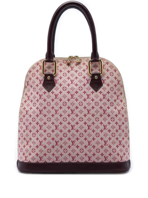 Louis Vuitton Pre-Owned 2001 Monogram Mini Lin Alma Haut handbag Red 9H1HJK1MBMKC6GGT