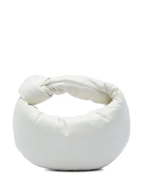Bottega Veneta Pre-Owned 2012-2026 Mini Nappa Puffy Jodie hobo bag White 2GZW5C6SRYBL6O8Y