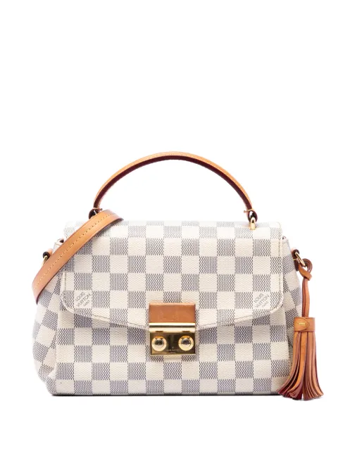 Louis Vuitton Pre-Owned 2016 Damier Azur Croisette satchel White V1JWTXFTFWNCHHJV