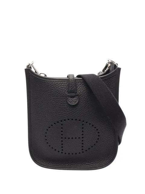 Hermès Pre-Owned 2023 Clemence Evelyne 16 Amazone crossbody bag Black CH1E5IP2XCEX88DN