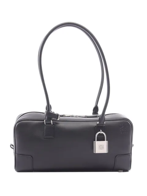 Loewe Pre-Owned 2010-2026 Leather Amazona 31 Cropped Bag shoulder bag Black B3C8Q1BRRZR2AHCT
