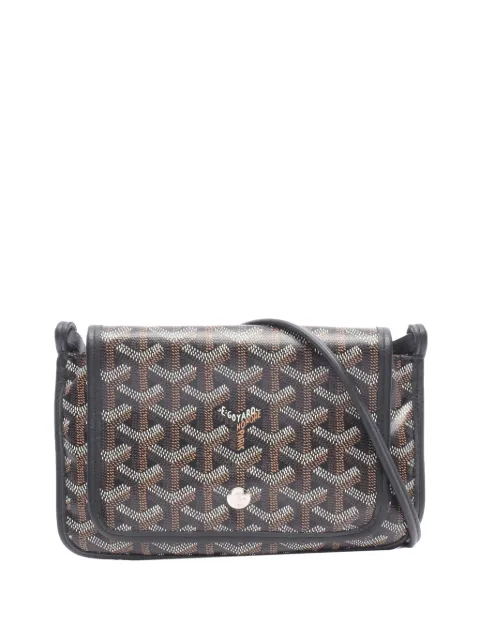 Goyard Pre-Owned 2010-2026 Goyardine Plumet Pocket Wallet crossbody bag Black VNGIVL05ZL2BV45X