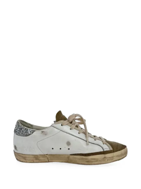 Golden Goose Super-Star distressed sneakers White RFCPUGBSH786228W