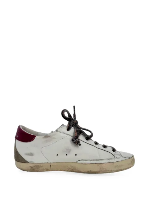 Golden Goose Super-Star distressed sneakers White RFCPUGBSH786229W