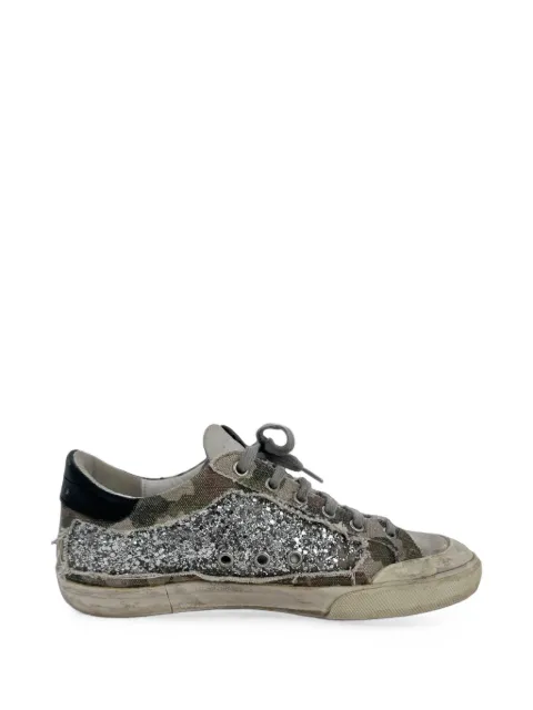 Golden Goose Super-Star glittered sneakers Grey RFCPUGBSH786227W
