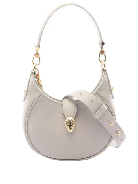 Bvlgari Pre-Owned 2010-2026 Small Leather Serpenti Ellipse satchel Grey LSYP9I3FHSLGVZTL