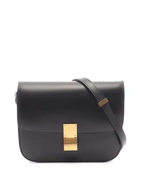 Celine Pre-Owned 2000-2026 Medium Calfskin Classic Box crossbody bag Black XBENDL6CWP2NO2SK