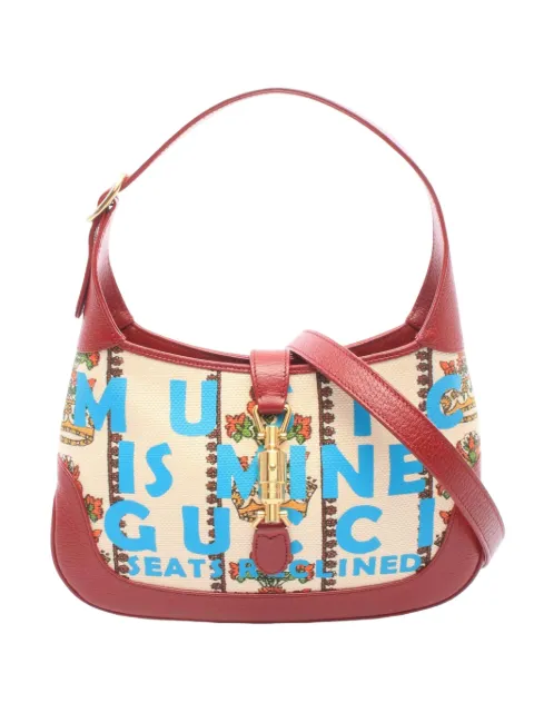 Gucci Pre-Owned 2000-2015 Small Canvas 100 Centennial Music Jackie 1961 crossbody bag Brown W12CG62OF603IZT3