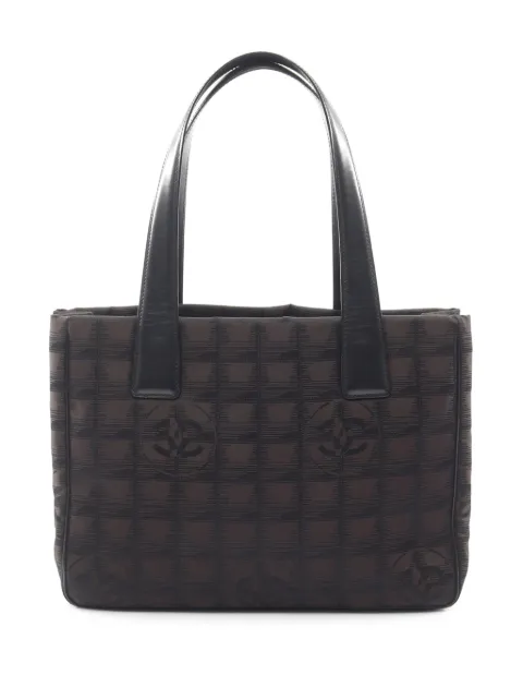 CHANEL Pre-Owned 2004-2005 New Travel Line Nylon tote bag Brown ZPNOTW1JAXS1SVBP