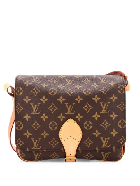 Louis Vuitton Pre-Owned Cartouchiere Handbag Monogram Canvas GM crossbody bag Brown TUCZ99Z1644X939F