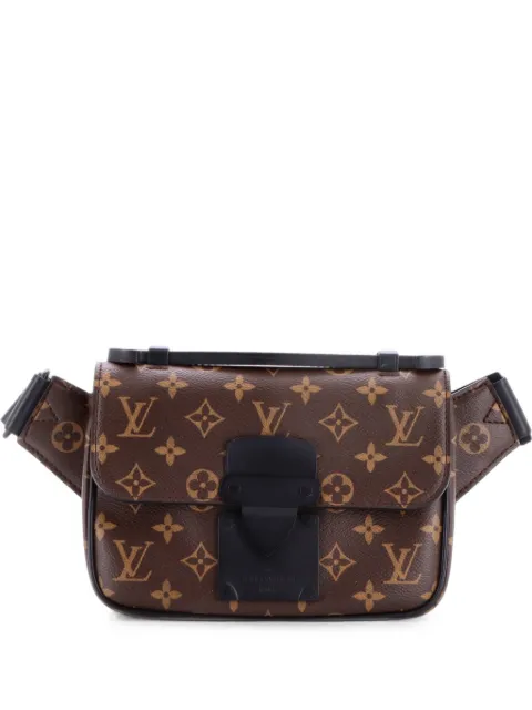 Louis Vuitton Pre-Owned S Lock Sling Bag Macassar Monogram Canvas belt bag Brown TPIY3FLL50A4YNFX