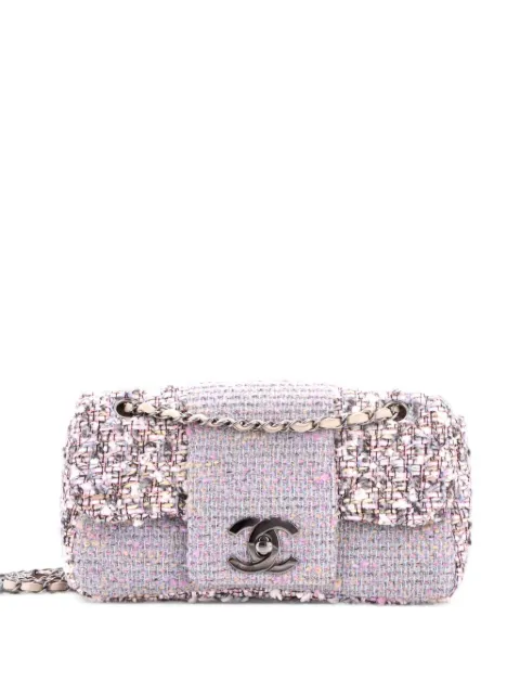 CHANEL Pre-Owned Fantasy Flap Bag Tweed Medium shoulder bag Grey HJVPMTLXY49LL19A