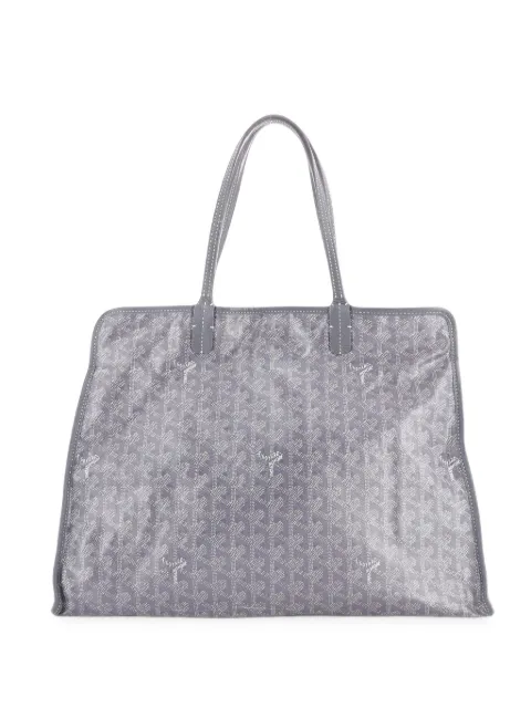 Goyard Pre-Owned Hardy Pet Carrier Coated Canvas PM shoulder bag Grey GXRFIFP38D91BY0F
