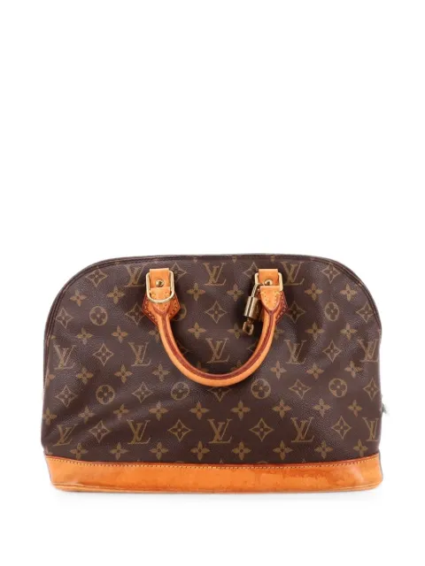 Louis Vuitton Pre-Owned Vintage Alma Handbag Monogram Canvas PM satchel Brown GENVYR1CYDWMSI4K