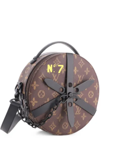 Louis Vuitton Pre-Owned Wheel Box Bag No.7 Trunk L'Oeil Vintage Monogram Canvas crossbody bag Brown FZGKKLSXLWBAETDE