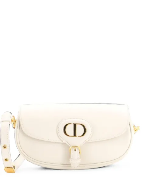 Christian Dior Pre-Owned Bobby Flap Bag Leather East West crossbody bag White QO16EW65M5TLX5JZ