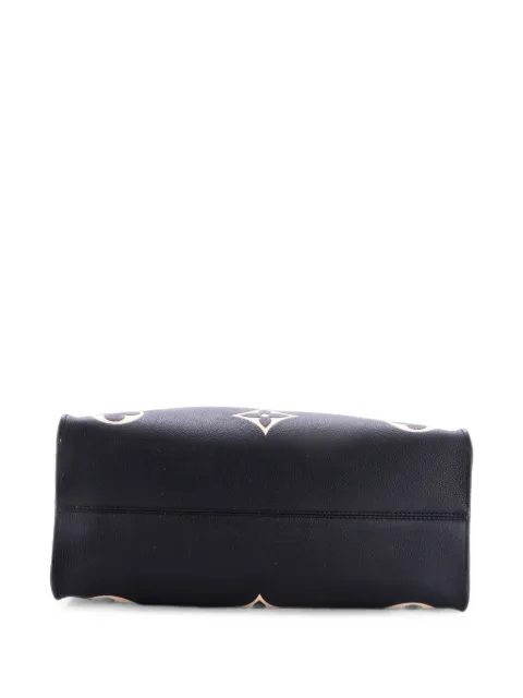 Louis Vuitton Pre-Owned OnTheGo Tote Bicolor Monogram Empreinte Giant MM shoulder bag Black OQWVVCOY5E38A31J