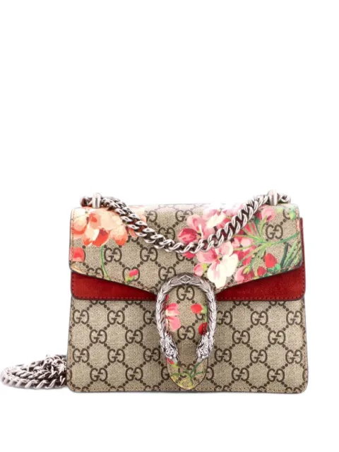 Gucci Pre-Owned Dionysus Bag Blooms Print GG Coated Canvas Mini shoulder bag Brown MNO2J6AJUEY5NNUQ