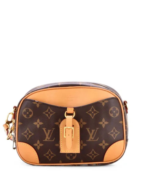 Louis Vuitton Pre-Owned Deauville Handbag Monogram Canvas Mini crossbody bag Brown NYCRK7QU1A8MYBKK