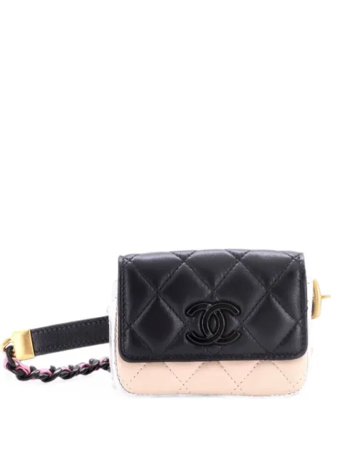 CHANEL Pre-Owned CC Flap Card Holder Resin Chain Quilted Lambskin belt bag Multicolour MRL03K9Q8UNEWKWR
