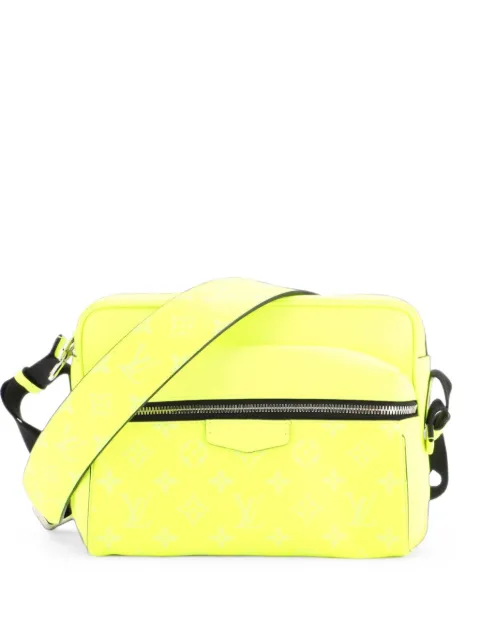 Louis Vuitton Pre-Owned Outdoor Messenger Bag Monogram Taigarama crossbody bag Yellow A7EBLULHCZDPZDGL