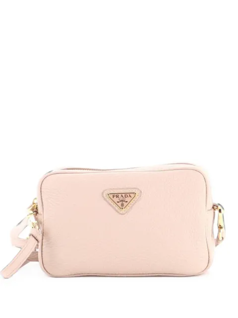 Prada Pre-Owned Camera Bag Vitello Soft Mini shoulder bag Pink XEWTHXYJR3BETEQ2