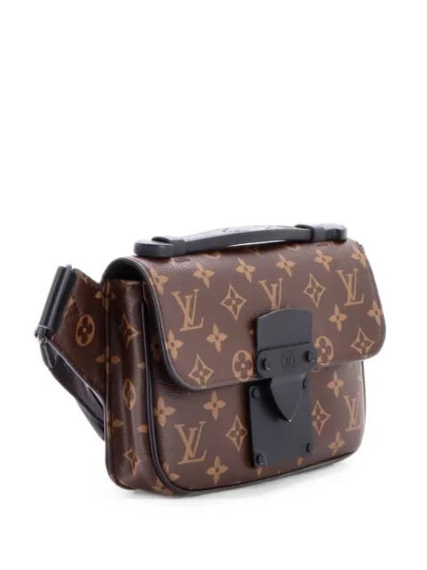 Louis Vuitton Pre-Owned S Lock Sling Bag Macassar Monogram Canvas belt bag Brown U55SZ545N0P2H52Q