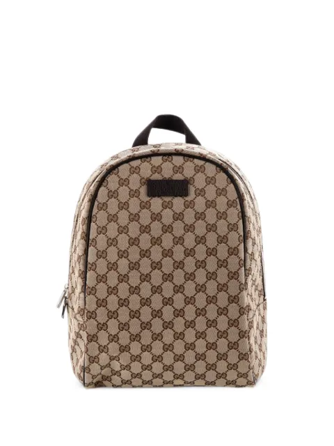 Gucci Pre-Owned Zip Around Travel GG Canvas backpack Brown TDE3JJQS9TZD5URU