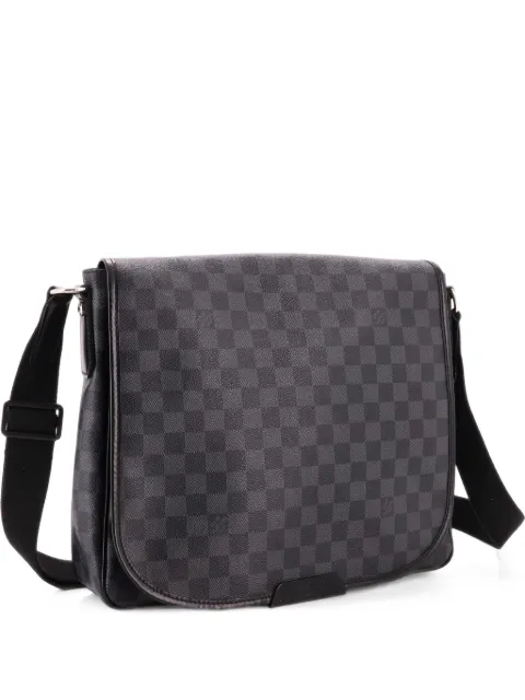Louis Vuitton Pre-Owned Daniel Messenger Bag Damier Graphite MM crossbody bag Black HRTNK3LRW8E9IIGI