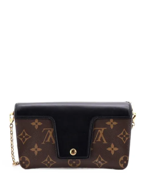 Louis Vuitton Pre-Owned Padlock on Strap Handbag Monogram Canvas and Leather crossbody bag Black HEGY56L7P4X4ITDD