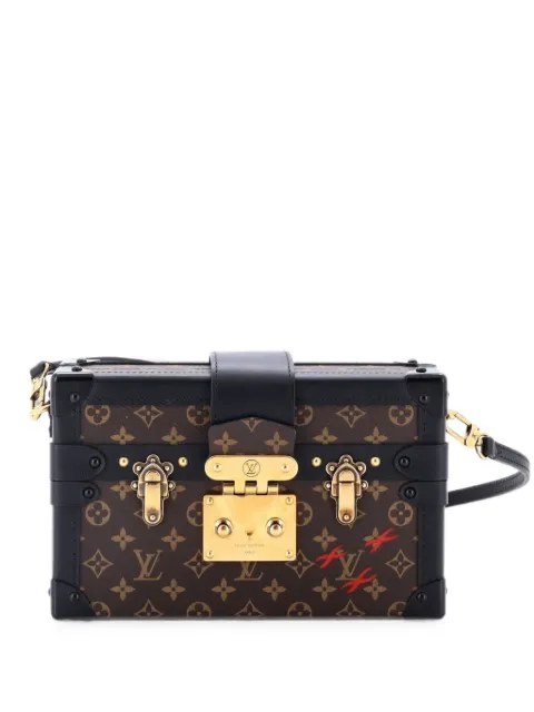 Louis Vuitton Pre-Owned Petite Malle Handbag Monogram Canvas shoulder bag Black GQC9DF0OD1M5HDQQ
